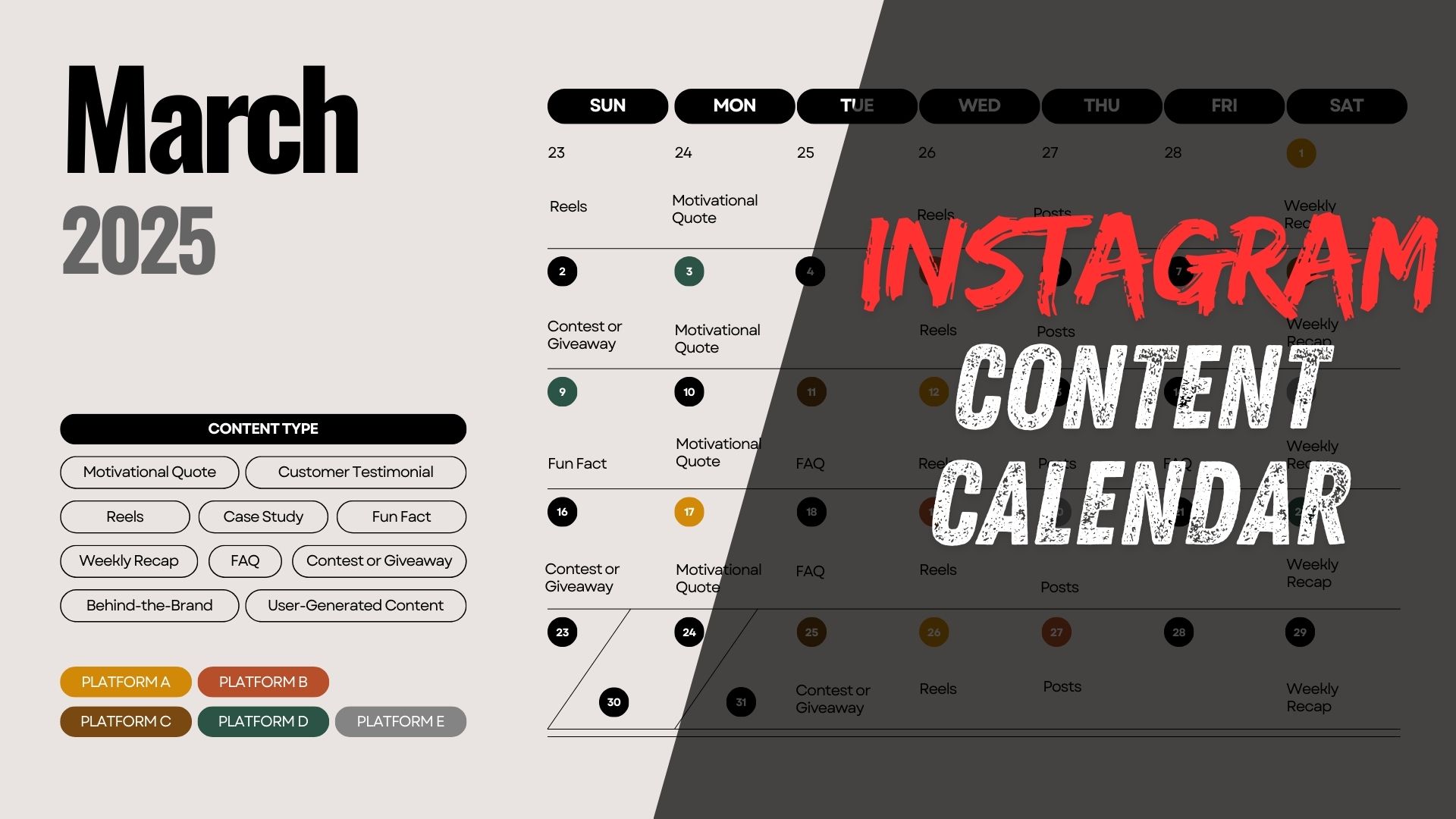 Instagram-Content-Calendar